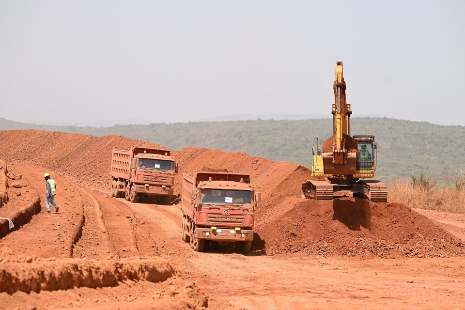Chargement des camions de forte capacité